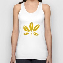 Cozy collection: mix and match Chestnut leaves green Unisex Tank Top