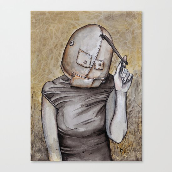 Coy conformity Canvas Print