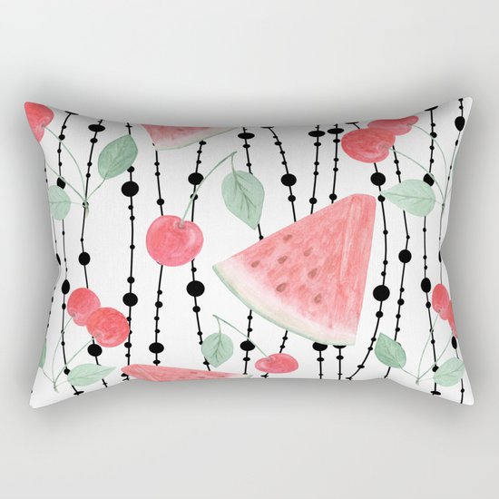 Fruit pattern. Rectangular Pillow