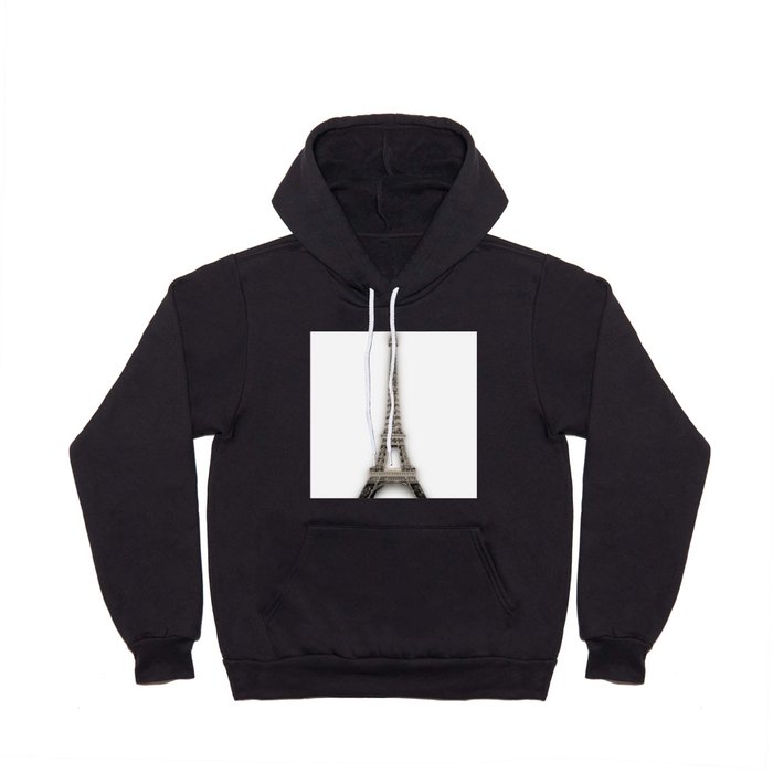 Minimalist Eiffel Tower Black and white Hoody