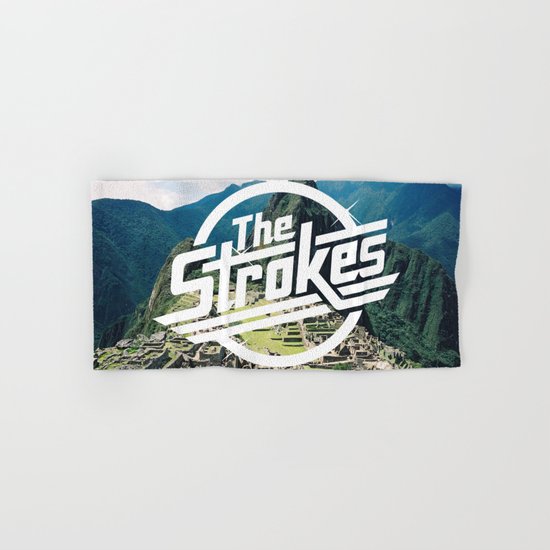 The Strokes Logo Machu Picchu Hand & Bath Towel