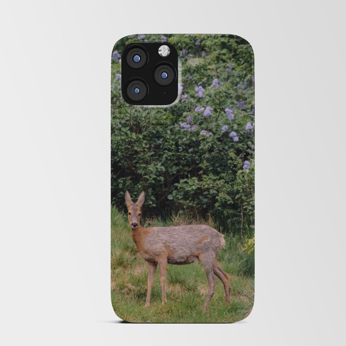 deer & lilacs iPhone Card Case
