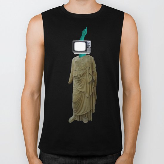 Stillstand · TV Statue Woman 1v2 Biker Tank