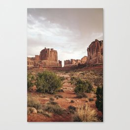 Desert Red Utah Rocks Canvas Print