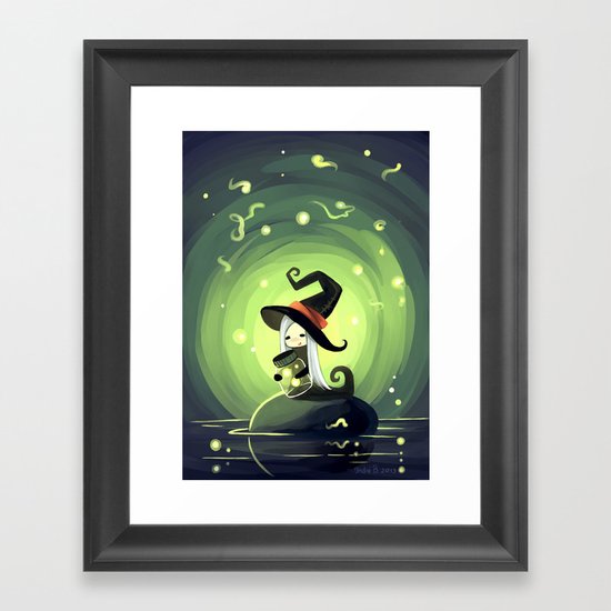 Fireflies Framed Art Print