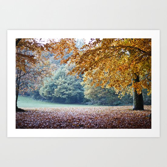 Secret autumn Art Print