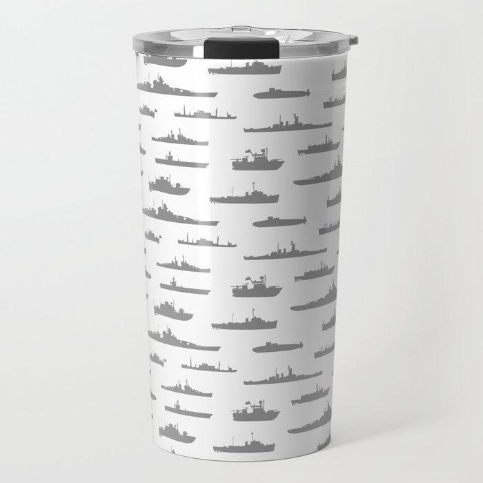 Battleship // Grey Travel Mug