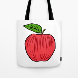 Red Apple Fruit Tote Bag