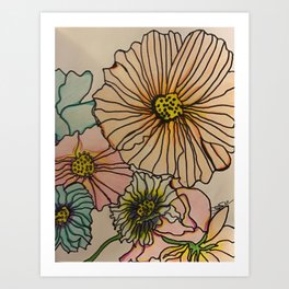 Flower Burst Art Print