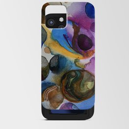 Orange Abstract iPhone Card Case