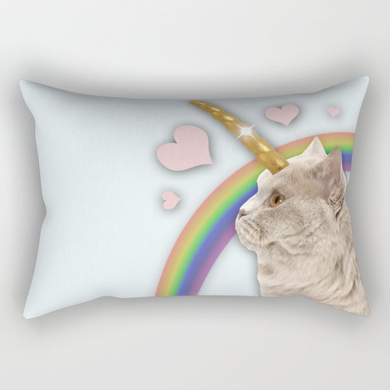 CAT UNICORN Rectangular Pillow