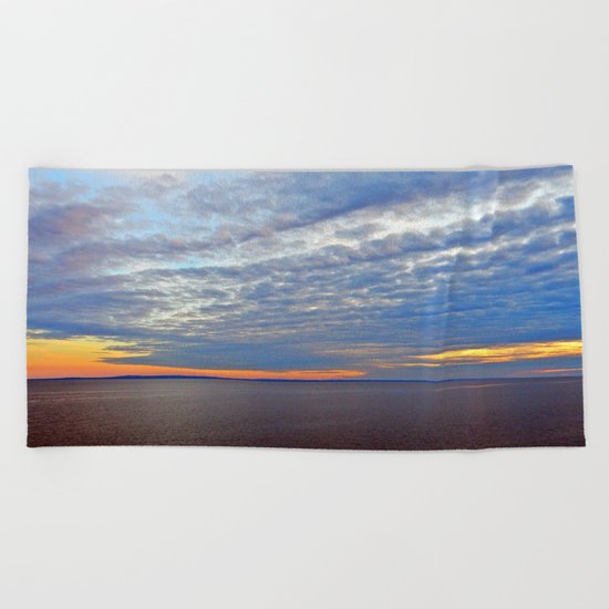 Northumberland Strait at Dusk Beach Towel