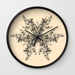 T.E.A.T.C.W. ii ivi Wall Clock | Nature, Collage, Abstract, Digital 