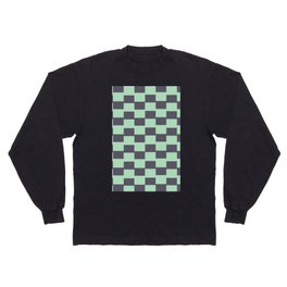8 Abstract Grid Checkered 220718 Valourine Design  Long Sleeve T-shirt
