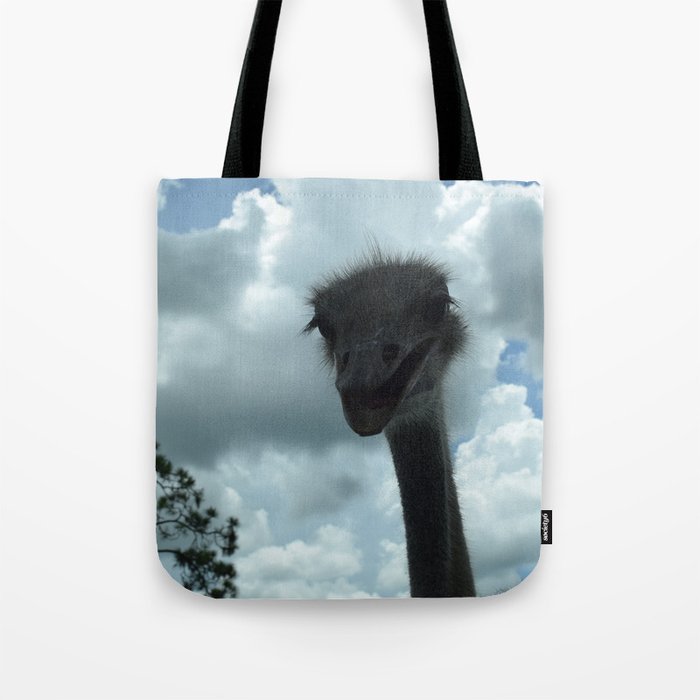 ostrich tote