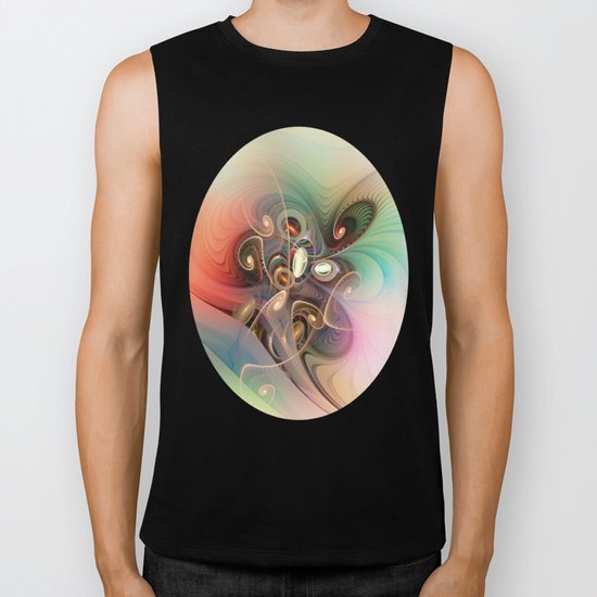 Spiral Mania 1 Biker Tank