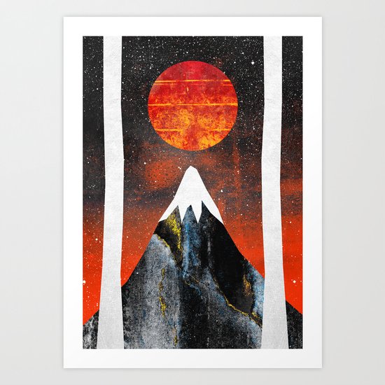 Black Mountain Art Print