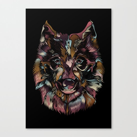 WILD WOLF Canvas Print