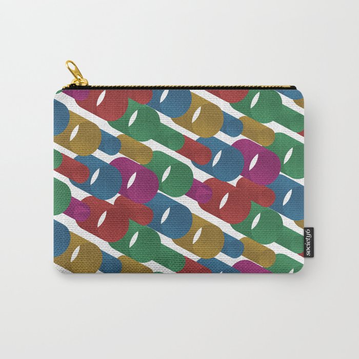 3D X Pipes Carry-All Pouch