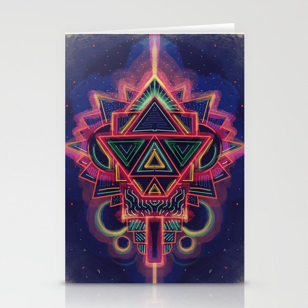 Neon Force Stationery Cards