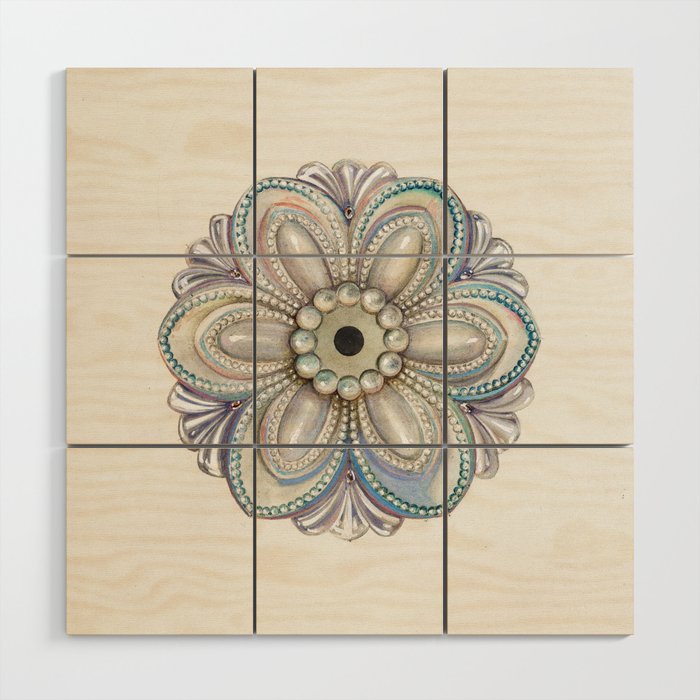 Tie–back (ca.1939)  Wood Wall Art