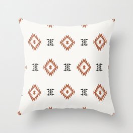 Moroccan Boho Arrow Pattern Throw Pillow