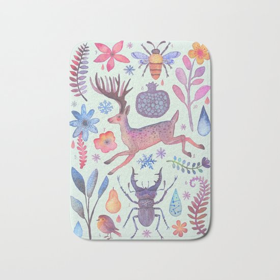Et coloris natura I Bath Mat