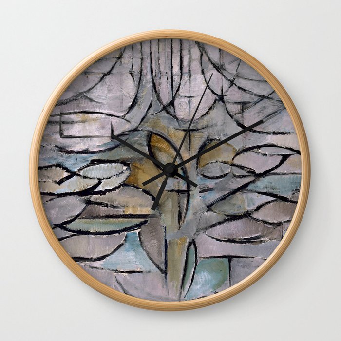 Piet Mondrian Flowering Apple Tree Abstract Painting Wall
