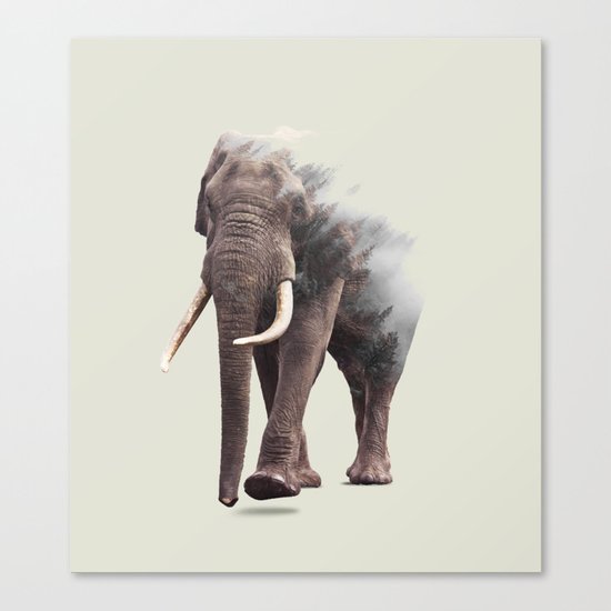 Elephantastic #society6 #decor #buyart Canvas Print