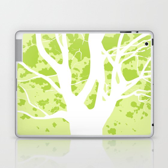big trees,background Laptop & iPad Skin