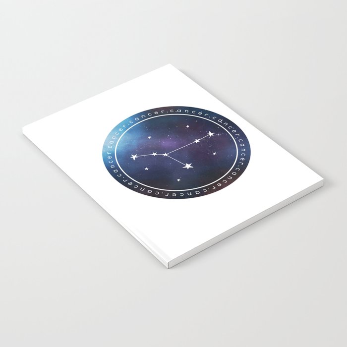 Cancer Zodiac | Nebula Circles Notebook