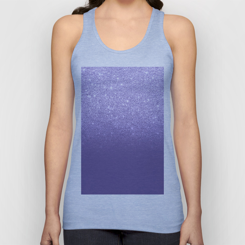 Modern Ultra Violet Faux Glitter Ombre Purple Color Block Unisex