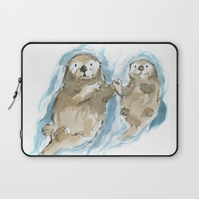 Sea otters Laptop Sleeve