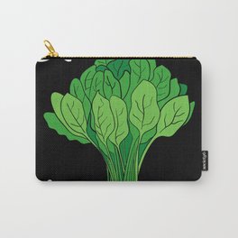 Spinach Is Always The Answer Vegan Carry-All Pouch