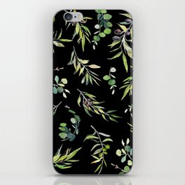 Eucalyptus and Olive Pattern  iPhone Skin