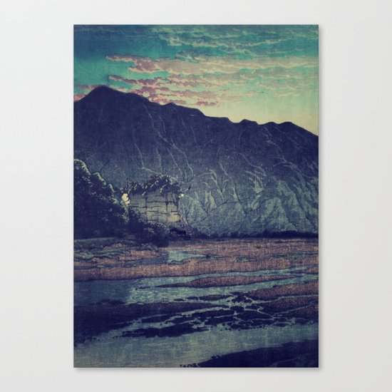 As the Day Fades in Keniku Canvas Print