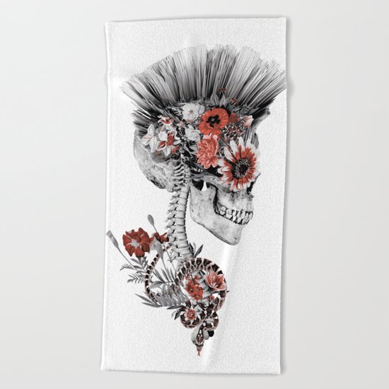 Momento Mori Beach Towel