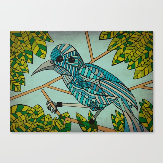 Blue Bird Canvas Print