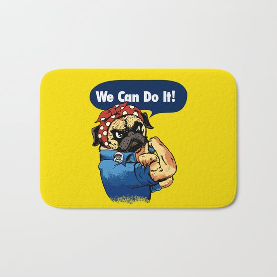 We Can Do It Bath Mat