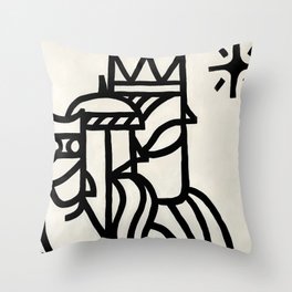 3 Kings Throw Pillow