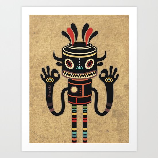 Tribe Gathering Art Print