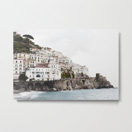 Amalfi Coast, Italy Travel Photography Metal Print