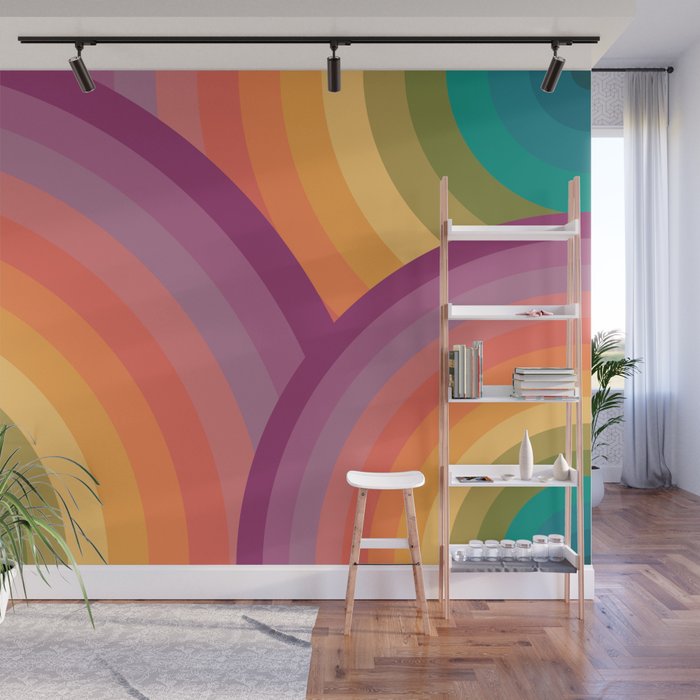 レトロページ Classic Retro Stripes Art Print by AlphaOmega | Society6