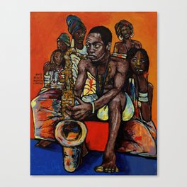 2018 Ransome Fela Kuti art by Marcellous Lovelace Canvas Print
