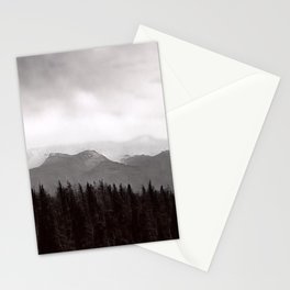 Moutain & Tree Landscape Created Using Artificial Intelligence  Stationery Cards
