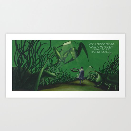 POEM OF INSECTS Art Print