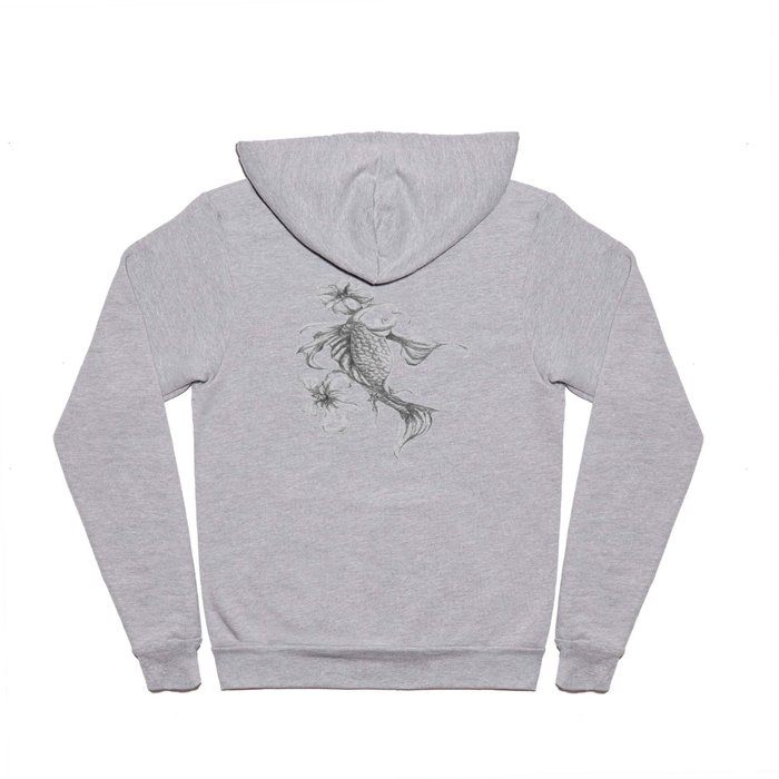 Koi Fish with Apple Blossoms Hoody