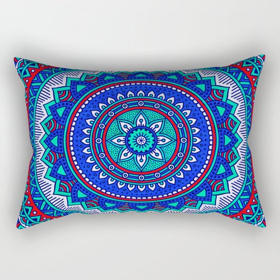 Hippie mandala 28 Rectangular Pillow