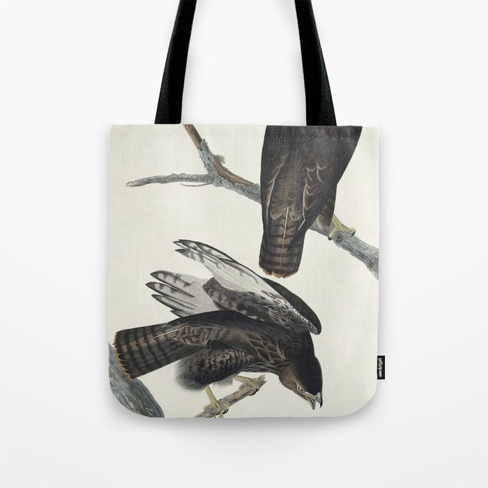 Black Warrior from Birds of America (1827) by John James Audubon Tote Bag