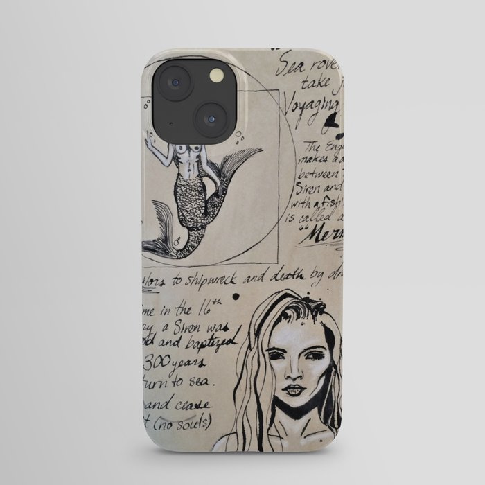 A Study of Mermaids iPhone Case